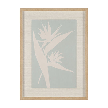Verdant Silhouettes I by Hannah Dawson Hand Embelished Textured Framed Artwork Matted under Glass from Mercana - Luna Furniture