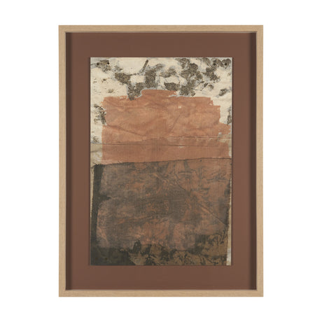 Textural Echo - Patina by Kristine Hegre Hand Embelished Textured Framed Artwork Matted under Glass from Mercana - Luna Furniture