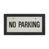No Parking LG by Mercana Studio Hand Embelished Textured Framed Artwork Matted under Glass from Mercana - Luna Furniture