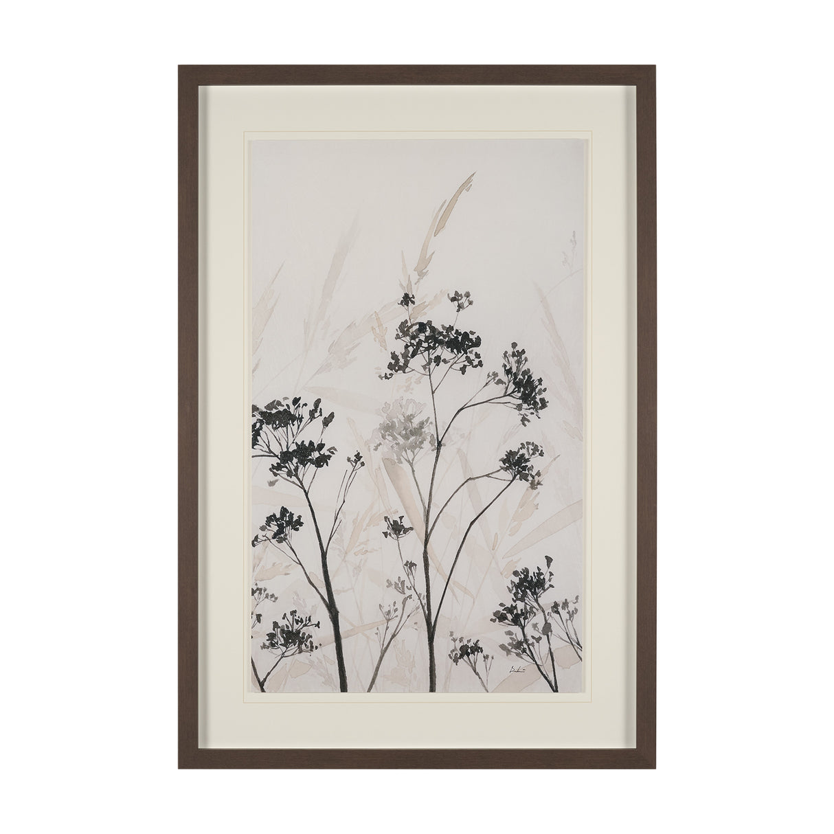 Meadow R by Mercana Studio Hand Embelished Textured Framed Artwork Matted under Glass from Mercana - Luna Furniture