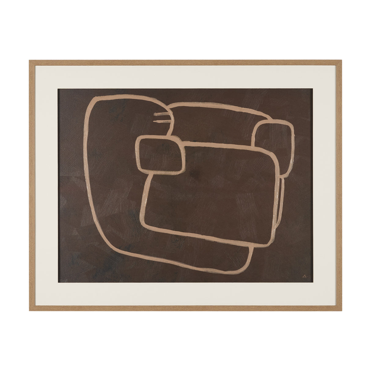 Fusion II by Mercana Studio Hand Embelished Textured Framed Artwork Matted under Glass from Mercana - Luna Furniture
