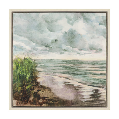Beach View I by Mercana Studio Hand-Embellished Textured Framed Canvas Artwork from Mercana - Luna Furniture