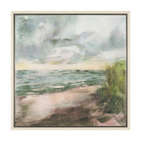 Beach View II by Mercana Studio Hand-Embellished Textured Framed Canvas Artwork from Mercana - Luna Furniture