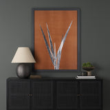 New Grasses 1 by Mary Margaret Briggs a Hand Embellished Textured Framed Art Print from Mercana - Luna Furniture