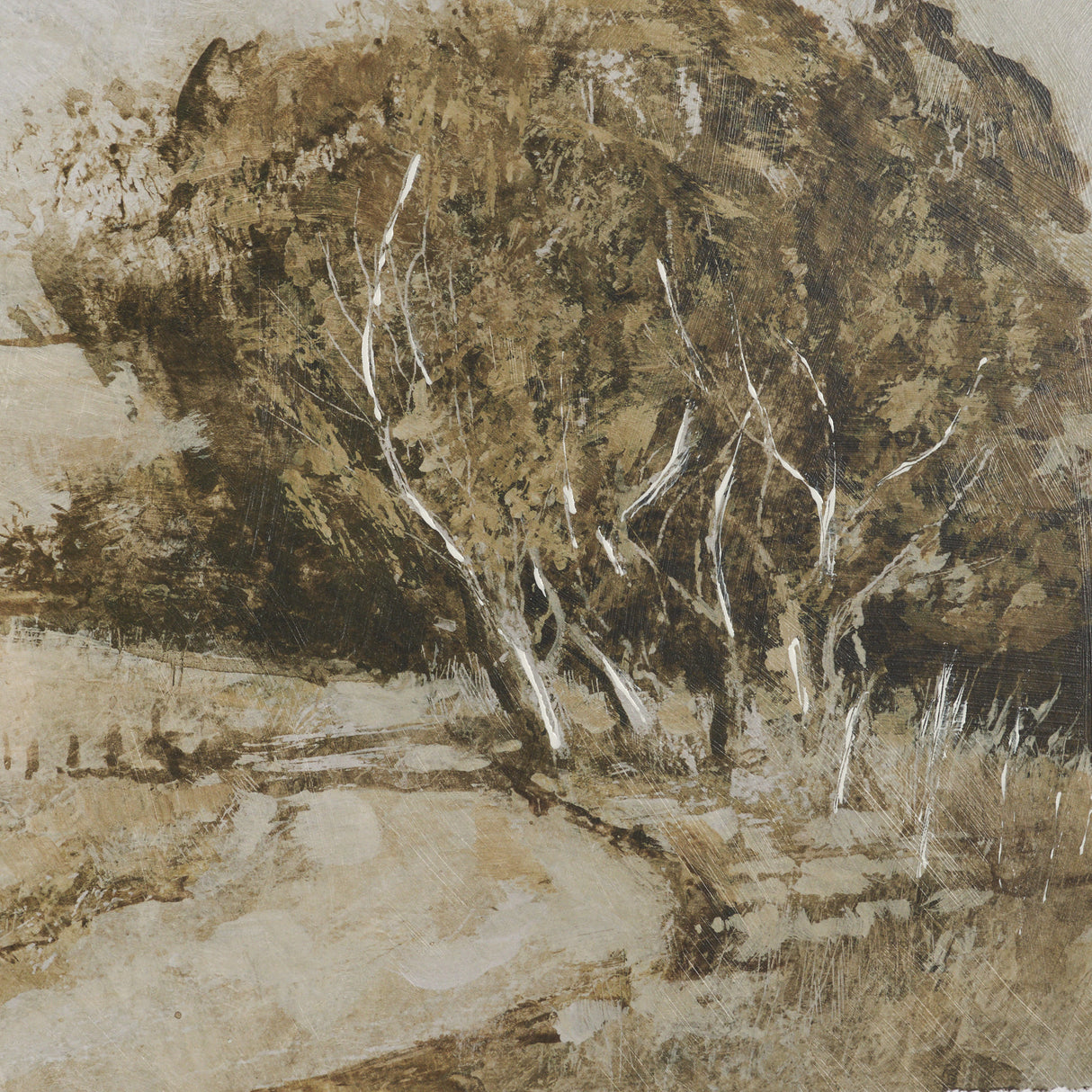 Timeless Vista I by Mercana Studio Textured Framed Artwork Matted under Glass from Mercana - Luna Furniture