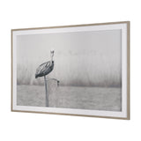 Pelican Stories by Nathan Larson Framed Art Print Matted under Glass from Mercana - Luna Furniture