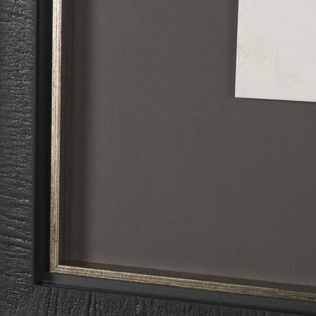 The Farm by Deborah Revell Hand Embelished Textured Framed Art Print Matted under Glass from Mercana - Luna Furniture