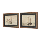 Timeless Voyage (Set of 2) by Mercana Studio Hand Embelished Framed Artwork Matted under Glass from Mercana - Luna Furniture