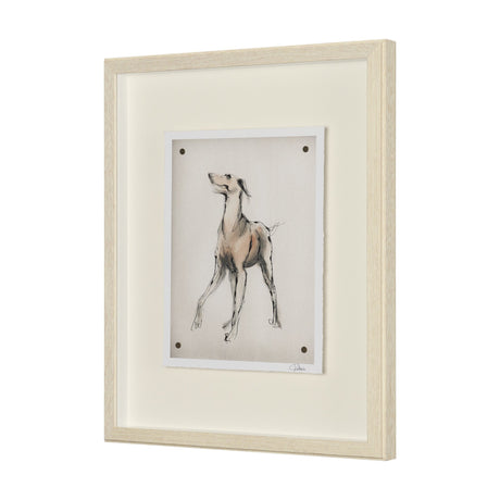 Playful Pup II by Mercana Studio Hand Embelished Framed Artwork Matted under Glass from Mercana - Luna Furniture