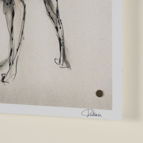 Playful Pup II by Mercana Studio Hand Embelished Framed Artwork Matted under Glass from Mercana - Luna Furniture