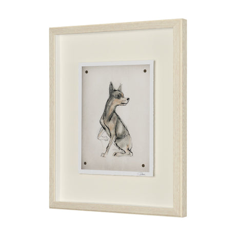 Playful Pup IV by Mercana Studio Hand Embelished Framed Artwork Matted under Glass from Mercana - Luna Furniture