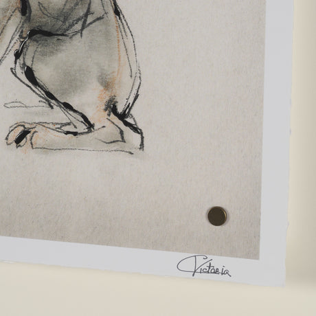 Playful Pup IV by Mercana Studio Hand Embelished Framed Artwork Matted under Glass from Mercana - Luna Furniture