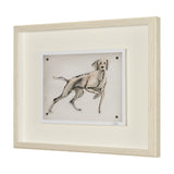 Playful Pup V by Mercana Studio Hand Embelished Framed Artwork Matted under Glass from Mercana - Luna Furniture