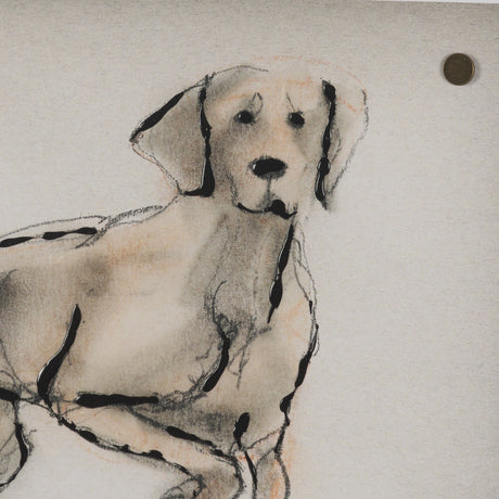 Playful Pup V by Mercana Studio Hand Embelished Framed Artwork Matted under Glass from Mercana - Luna Furniture