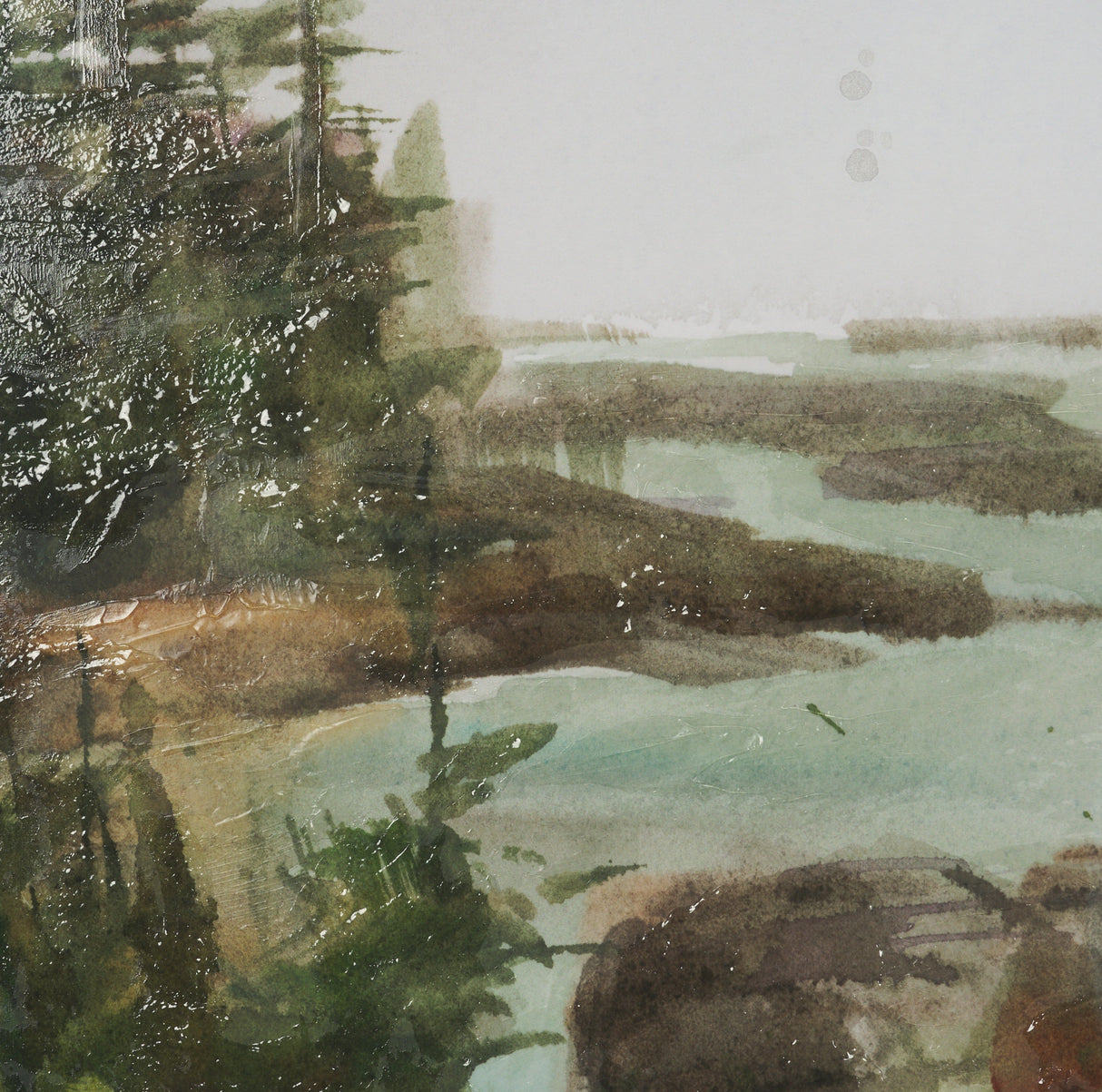 Shoreline Beauty IV by Mercana Studio Hand Embelished Framed Artwork Matted under Glass from Mercana - Luna Furniture