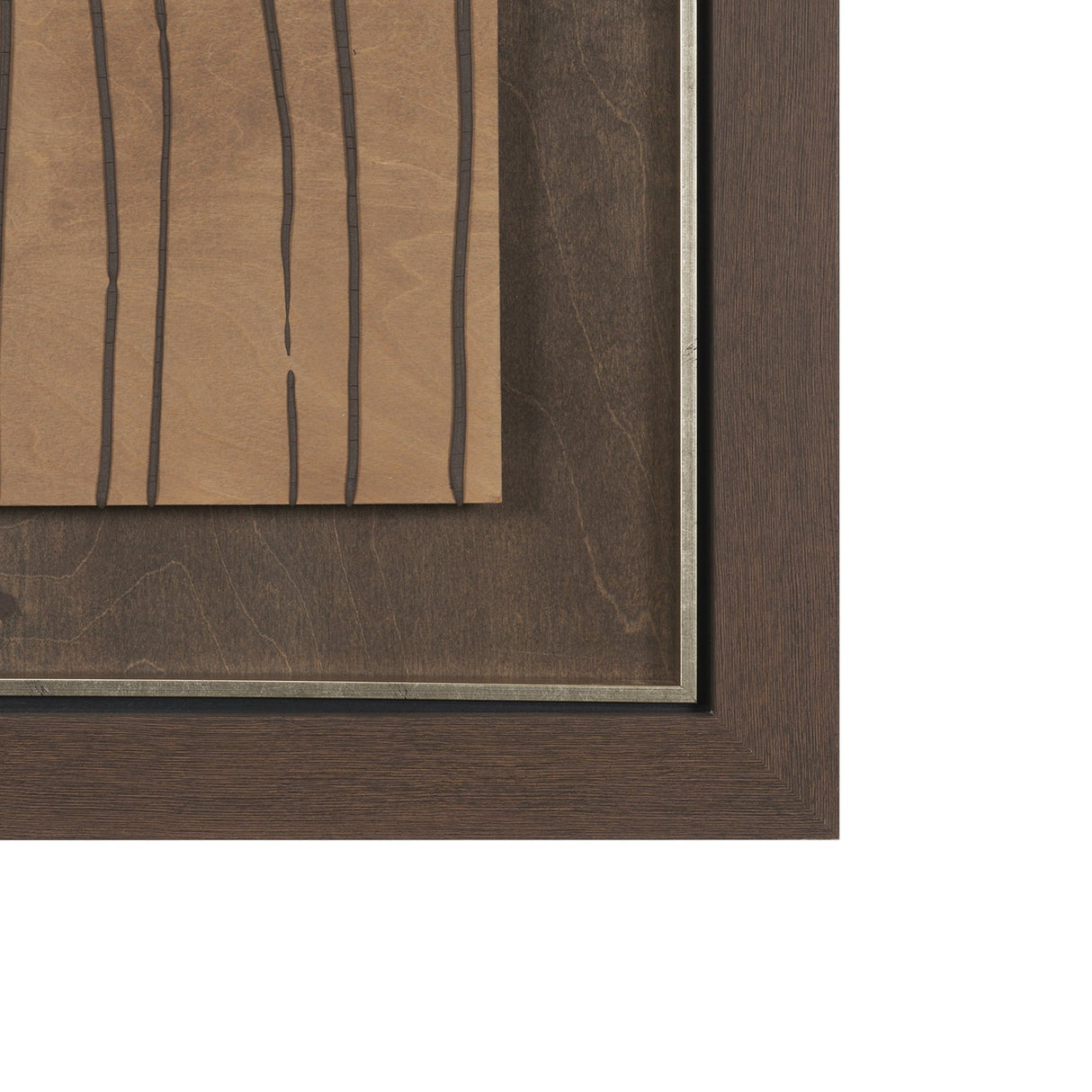 Timber Mosaic II by Mercana Studio Handmade Original Framed Artwork Matted from Mercana - Luna Furniture