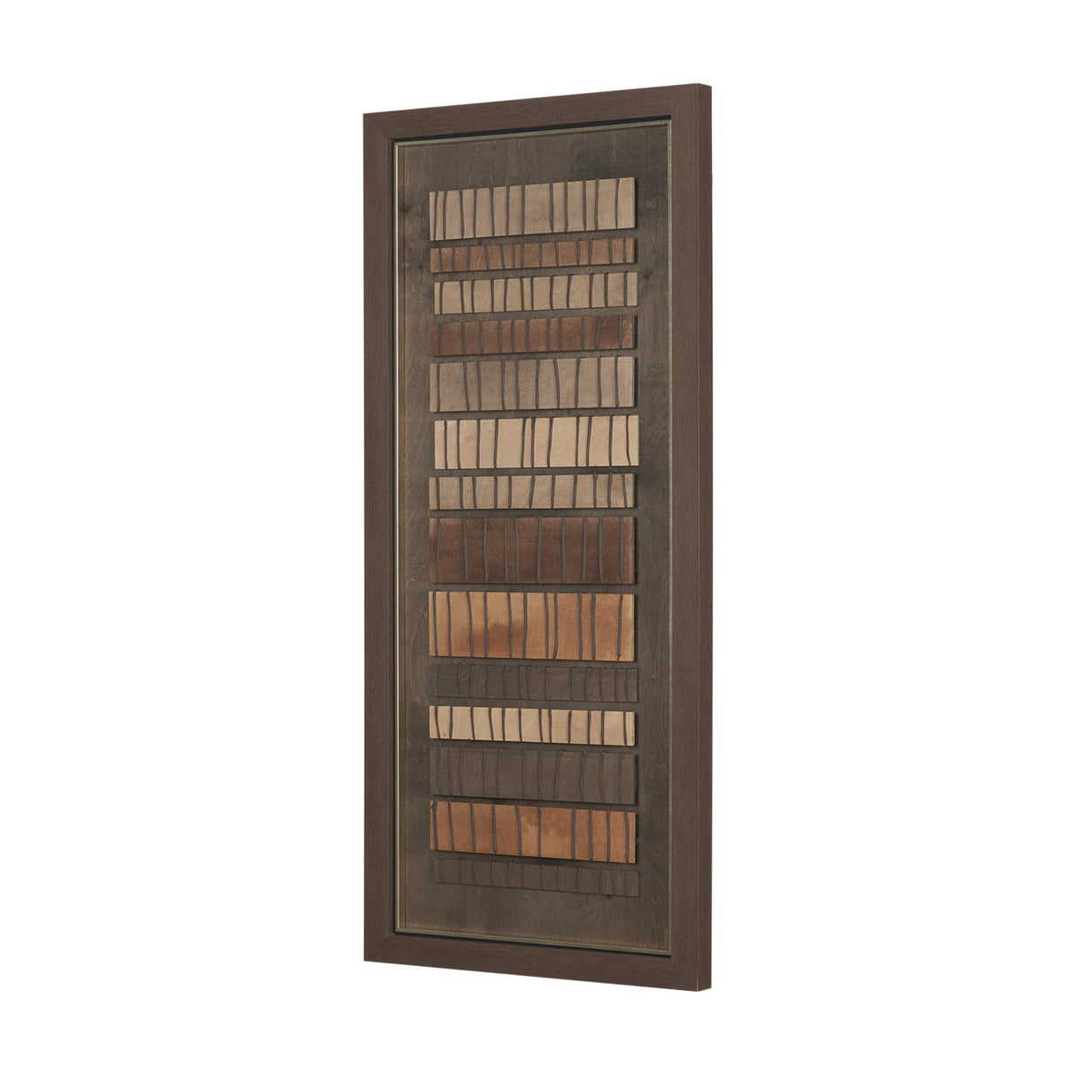 Timber Mosaic III by Mercana Studio Handmade Original Framed Artwork Matted from Mercana - Luna Furniture
