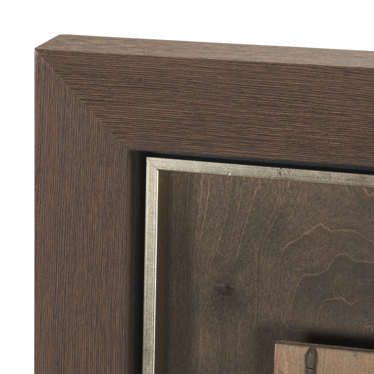 Timber Mosaic III by Mercana Studio Handmade Original Framed Artwork Matted from Mercana - Luna Furniture