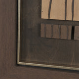 Timber Mosaic III by Mercana Studio Handmade Original Framed Artwork Matted from Mercana - Luna Furniture