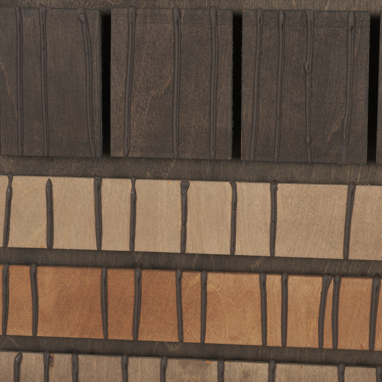 Timber Mosaic III by Mercana Studio Handmade Original Framed Artwork Matted from Mercana - Luna Furniture