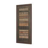 Timber Mosaic IV by Mercana Studio Handmade Original Framed Artwork Matted from Mercana - Luna Furniture