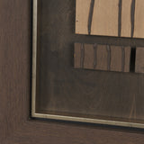 Timber Mosaic IV by Mercana Studio Handmade Original Framed Artwork Matted from Mercana - Luna Furniture
