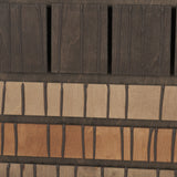 Timber Mosaic IV by Mercana Studio Handmade Original Framed Artwork Matted from Mercana - Luna Furniture