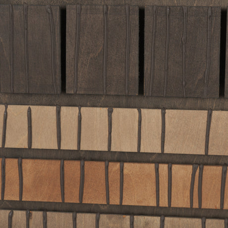 Timber Mosaic IV by Mercana Studio Handmade Original Framed Artwork Matted from Mercana - Luna Furniture