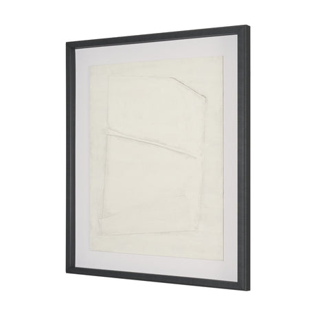 Linen Folds II by Mercana Studio Handmade Original Framed Artwork Matted under Glass from Mercana - Luna Furniture