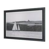 Maritime Meander by Ben Wood Hand Embelished Framed Art Print Matted under Glass from Mercana - Luna Furniture