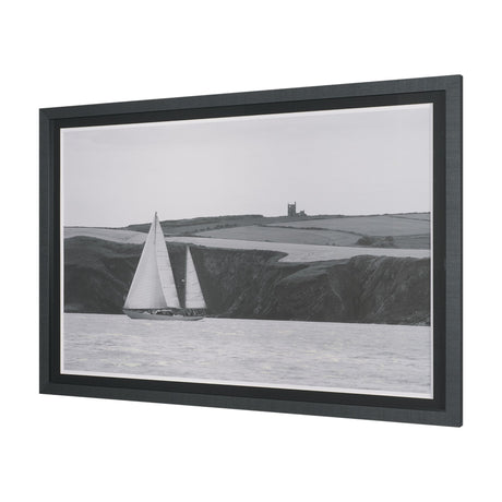 Maritime Meander by Ben Wood Hand Embelished Framed Art Print Matted under Glass from Mercana - Luna Furniture