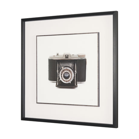 Camera by Deborah Revell Hand Embelished Framed Art Print Matted under Glass from Mercana - Luna Furniture
