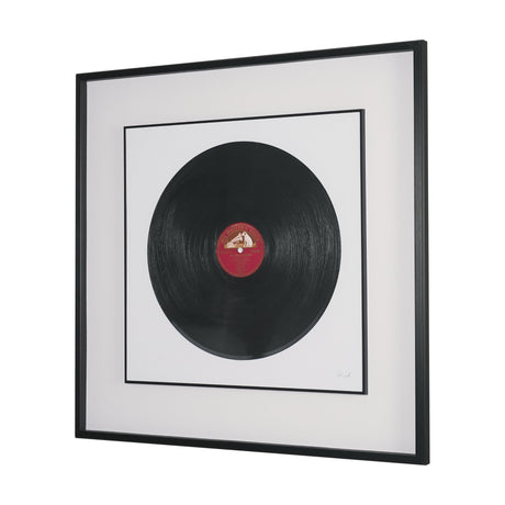 Record by Deborah Revell Hand Embelished Framed Art Print Matted under Glass from Mercana - Luna Furniture