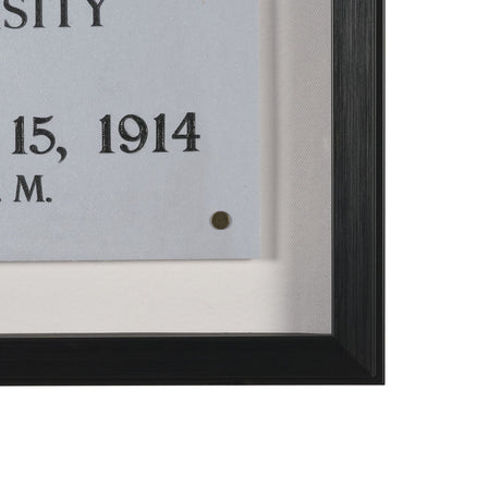 Ephemera Sculpture by The Vintage Collection Hand Embelished Text Framed Artwork Matted under Glass from Mercana - Luna Furniture