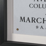 Ephemera Sculpture by The Vintage Collection Hand Embelished Text Framed Artwork Matted under Glass from Mercana - Luna Furniture