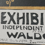 Ephemera Exhibition by The Vintage Collection Hand Embelished Text Framed Artwork Matted under Glass from Mercana - Luna Furniture