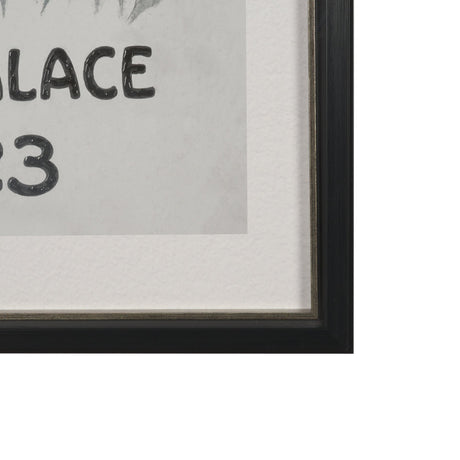 Ephemera Flower Show by The Vintage Collection Hand Embelished Framed Artwork Matted under Glass from Mercana - Luna Furniture
