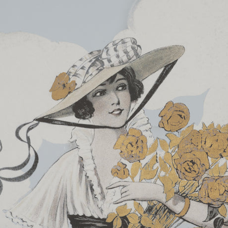 Ephemera Flower Show by The Vintage Collection Hand Embelished Framed Artwork Matted under Glass from Mercana - Luna Furniture