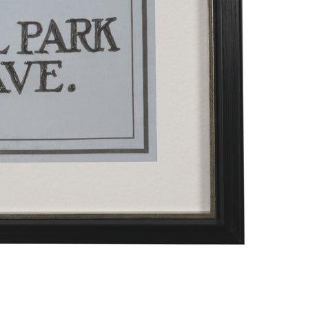 Ephemera Architecture by The Vintage Collection Hand Embelished Framed Artwork Matted under Glass from Mercana - Luna Furniture