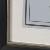 Ephemera Architecture by The Vintage Collection Hand Embelished Framed Artwork Matted under Glass from Mercana - Luna Furniture