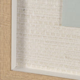 Verdant Silhouettes I by Hannah Dawson Hand Embelished Textured Framed Artwork Matted under Glass from Mercana - Luna Furniture
