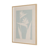 Verdant Silhouettes II by Hannah Dawson Hand Embelished Textured Framed Artwork Matted under Glass from Mercana - Luna Furniture