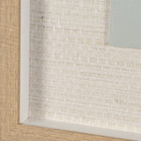 Verdant Silhouettes II by Hannah Dawson Hand Embelished Textured Framed Artwork Matted under Glass from Mercana - Luna Furniture