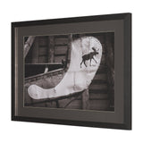 Moose Canoe by Deborah Revell Framed Art Print Matted under Glass from Mercana - Luna Furniture