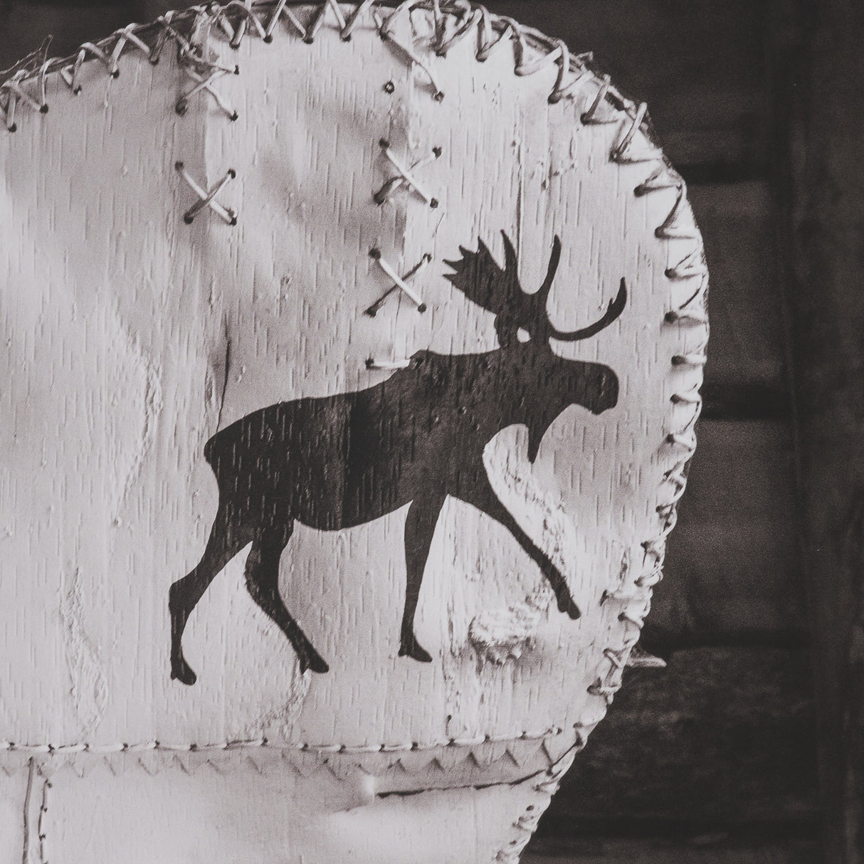 Moose Canoe by Deborah Revell Framed Art Print Matted under Glass from Mercana - Luna Furniture