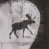 Moose Canoe by Deborah Revell Framed Art Print Matted under Glass from Mercana - Luna Furniture