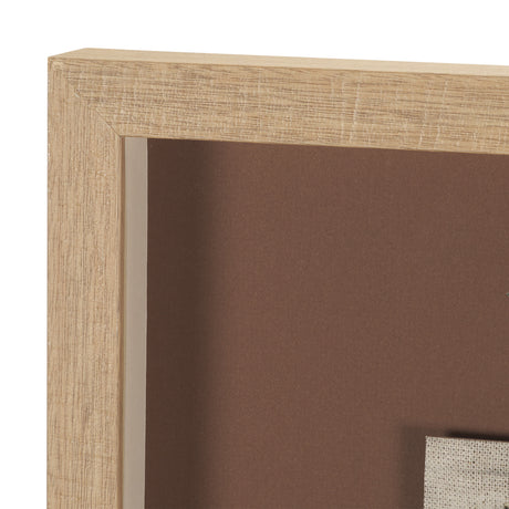 Textural Echo - Rust by Kristine Hegre Hand Embelished Textured Framed Artwork Matted under Glass from Mercana - Luna Furniture