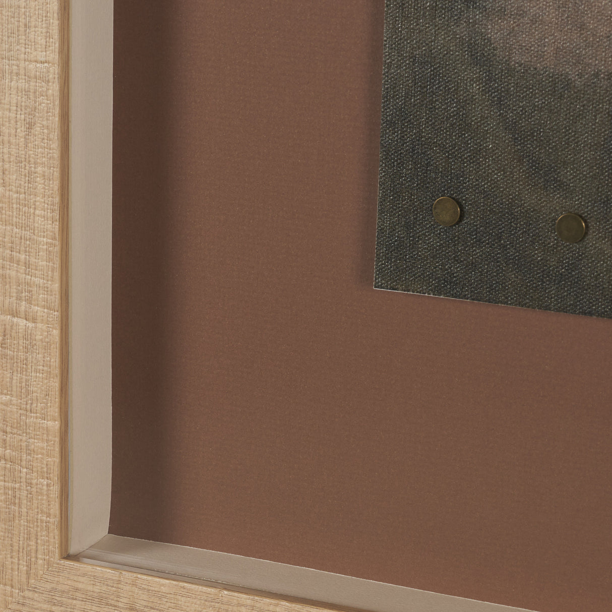 Textural Echo - Rust by Kristine Hegre Hand Embelished Textured Framed Artwork Matted under Glass from Mercana - Luna Furniture
