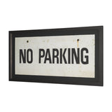 No Parking LG by Mercana Studio Hand Embelished Textured Framed Artwork Matted under Glass from Mercana - Luna Furniture