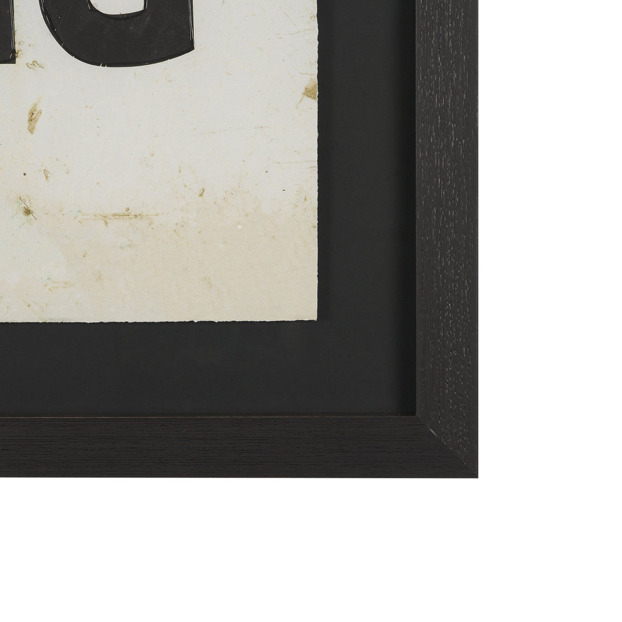No Parking LG by Mercana Studio Hand Embelished Textured Framed Artwork Matted under Glass from Mercana - Luna Furniture